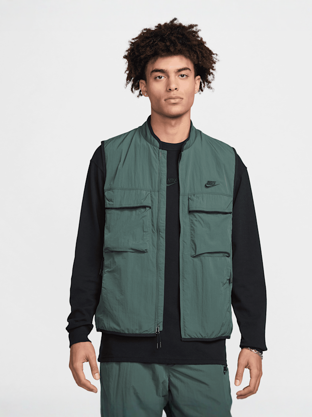 Nike, Tech Woven Vest, green, Image 1 of 6