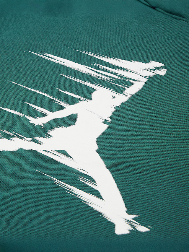 Jordan, Michael Jordan Flight MVP High Brand Read Fleece Pullover, green, Image 3 of 6