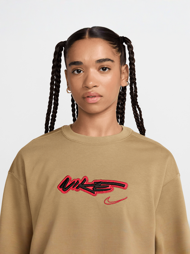 Nike, Sportswear Breaking Loose French Terry Top, beige, Image 3 of 8