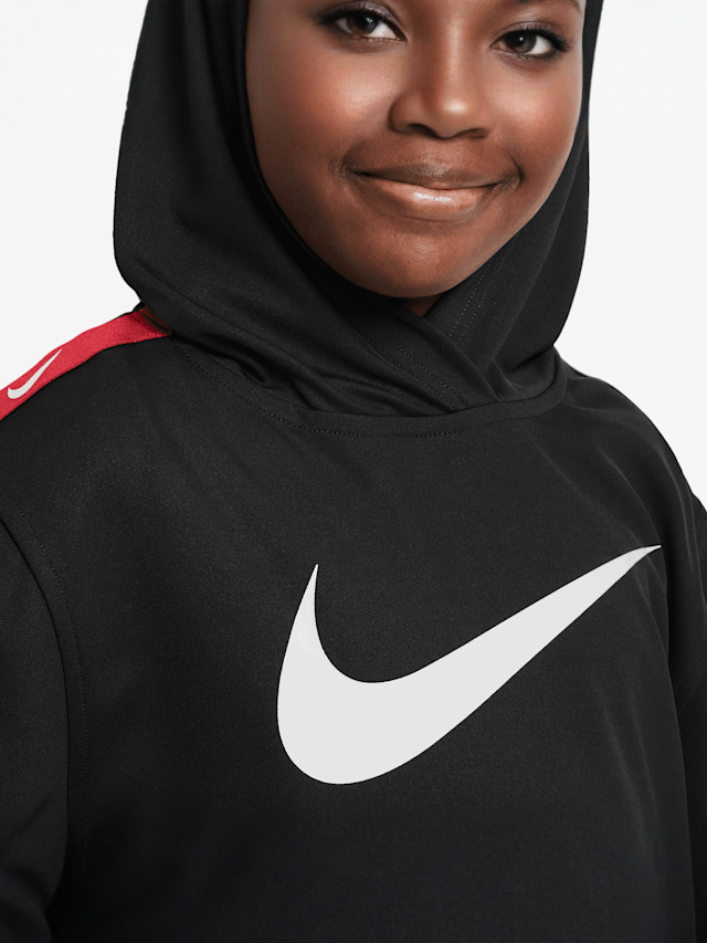 Nike, Sportswear Club+ Poly Hoodie, black, Image 3 of 3