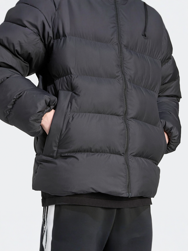 adidas Originals, Gewatteerde Winterjas Trefoil, zwart, Afbeelding 4 van 5