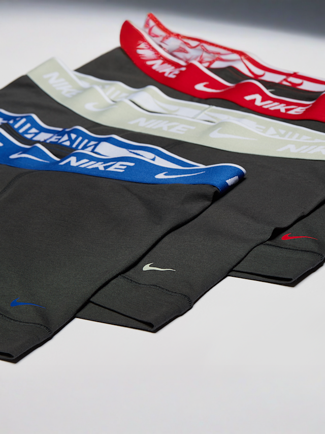 Nike, 3 PACK - Everyday Cotton Stretch Trunk, multi-colour, Image 2 of 2