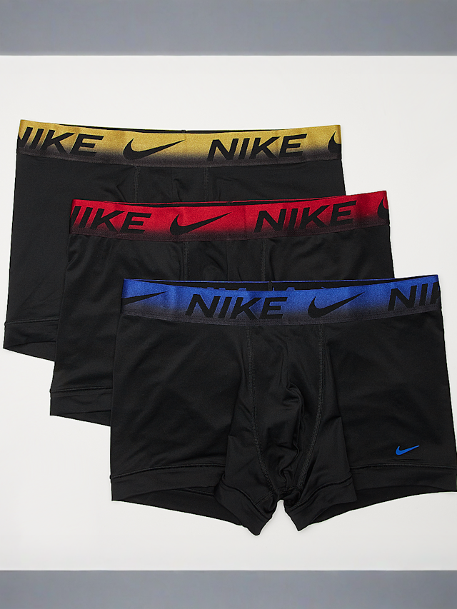 Nike, 3 PACK - Everyday Cotton Stretch Trunk, black, Image 1 of 2