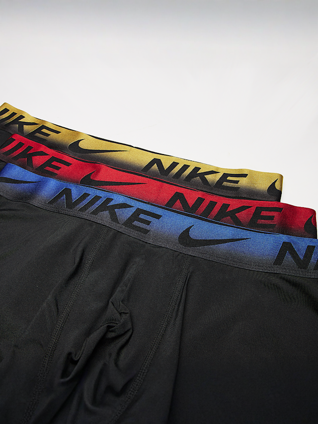 Nike, 3 PACK - Everyday Cotton Stretch Trunk, black, Image 2 of 2