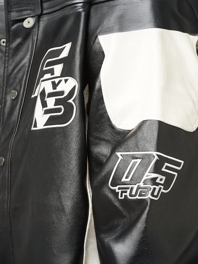 FUBU, Corporate Leather Jacke, black, Image 4 of 8