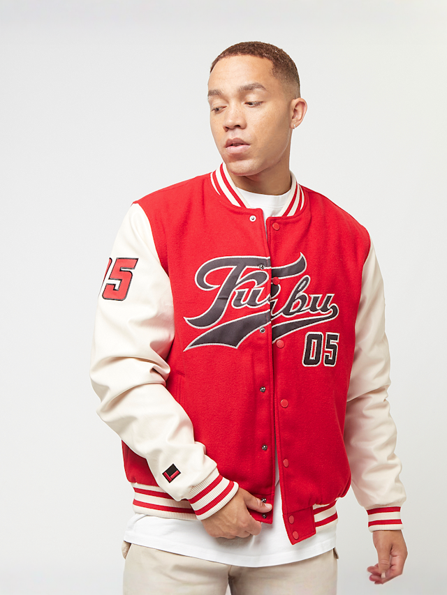 FUBU, Varsity Block College Jacke, red, Image 1 of 7
