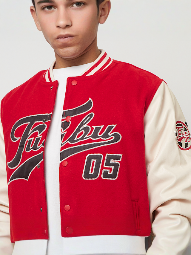 FUBU, Varsity Block College Jacke, red, Image 3 of 7