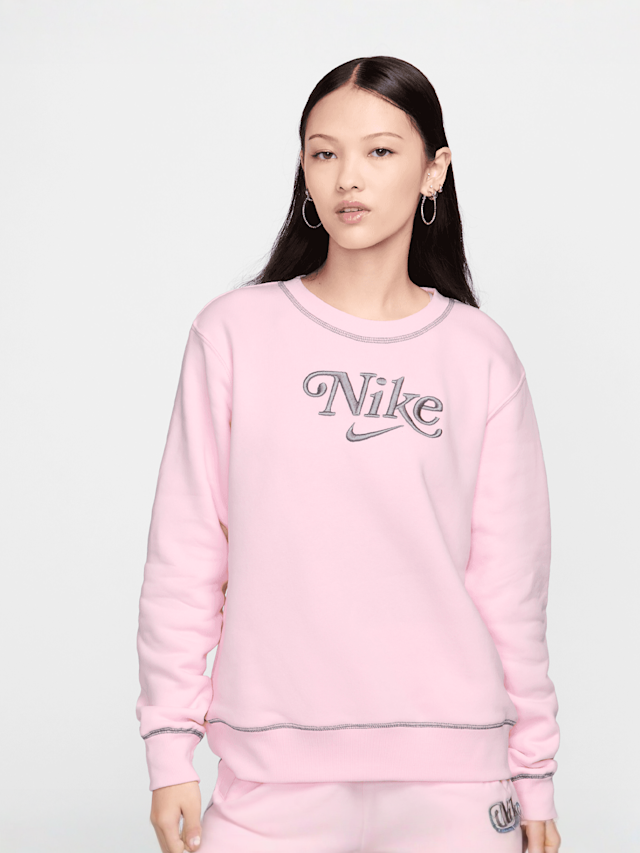 Nike, Sportswear Fleece Crewneck, light pink, Image 1 of 4
