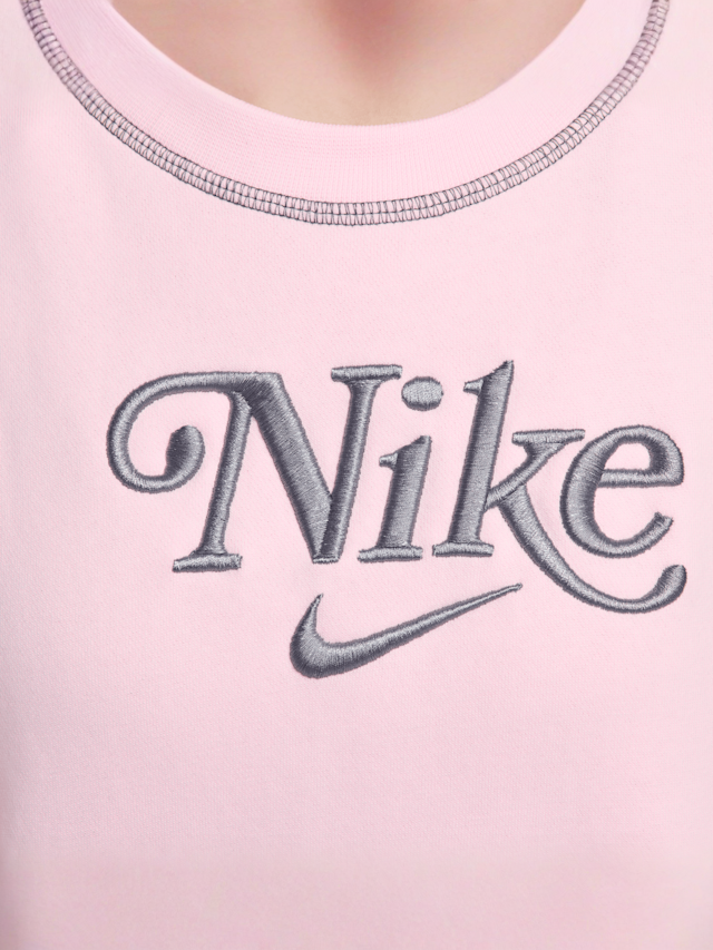 Nike, Sportswear Fleece Crewneck, light pink, Image 3 of 4