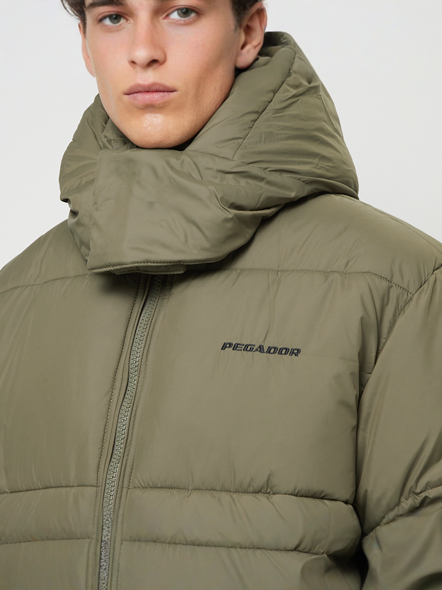 Pegador, Marten Puffer Jacket, green, Image 3 of 5