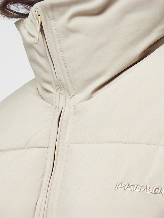 Pegador, Jara Oversized Box Puffer Jacket, beige, Image 3 of 5