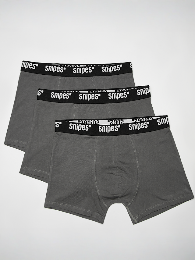 SNIPES, 3 PACK - Black Tape Boxershorts, grijs, Afbeelding 1 van 2