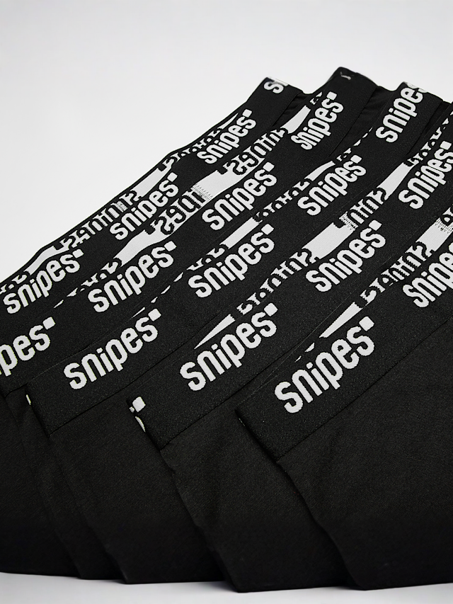 SNIPES, 5 PACK - Black Tape Briefs Boxershorts, zwart, Afbeelding 2 van 2
