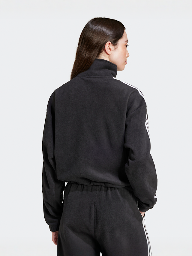 adidas Originals, Polar Fleece Half Zip, black, Image 2 of 5