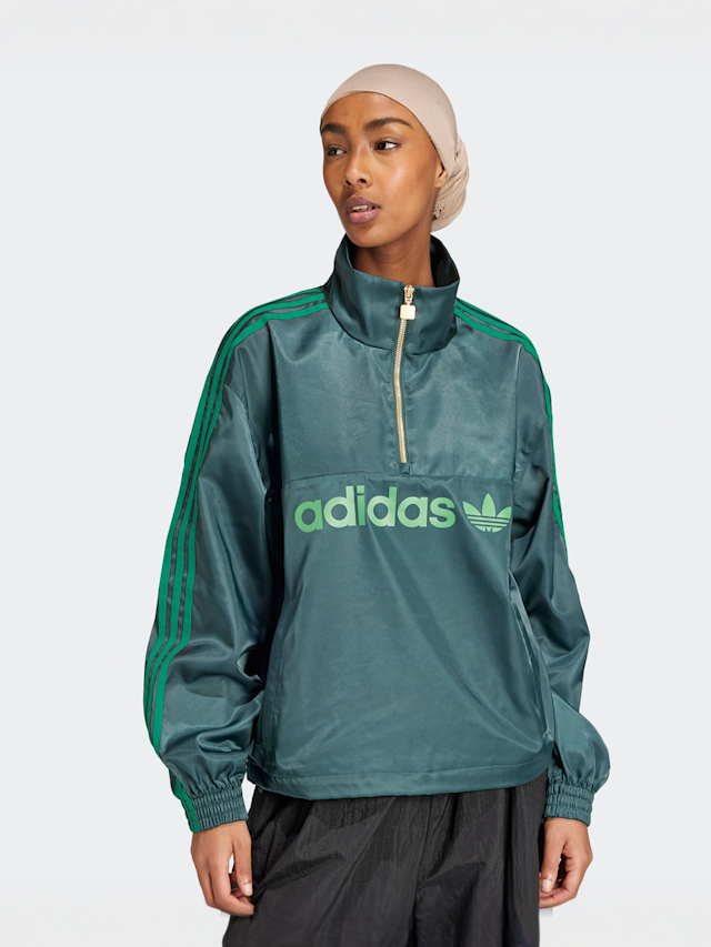adidas Originals, Woven Windbreaker, groen, Afbeelding 1 van 5