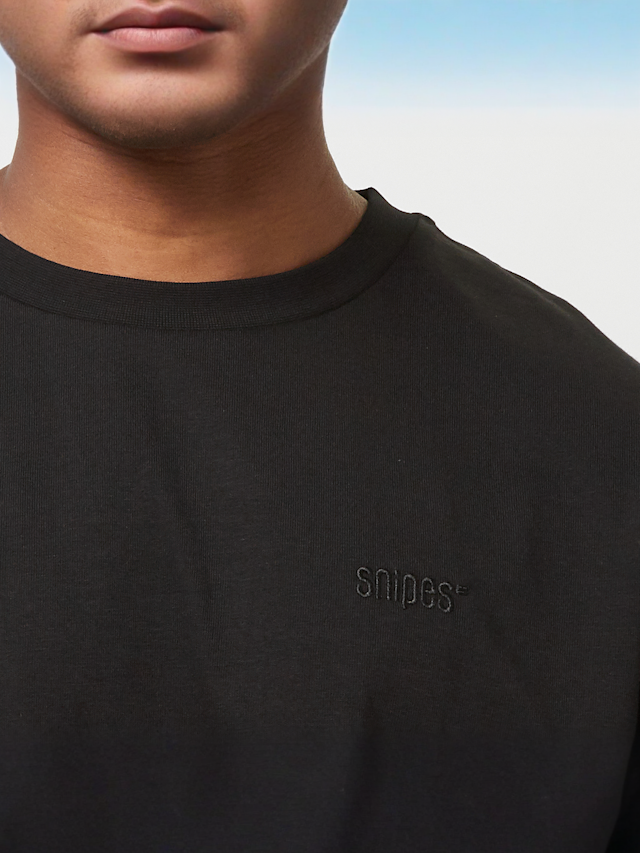 SNIPES, Small Logo Essential Oversized Tee, black, Image 3 of 4