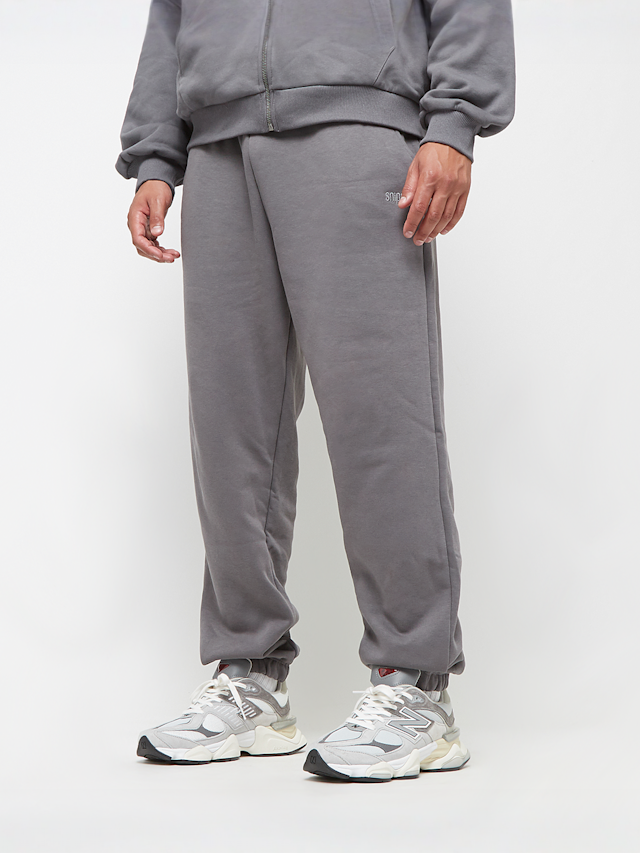 SNIPES, Small Logo Essential Oversized Sweat Pants, grijs, Afbeelding 1 van 5