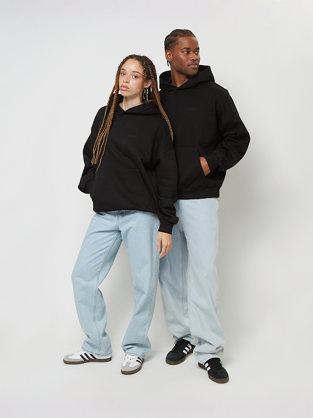 SNIPES, Small Logo Essential Oversized Hoodie, czarny, Obraz 4 z 4