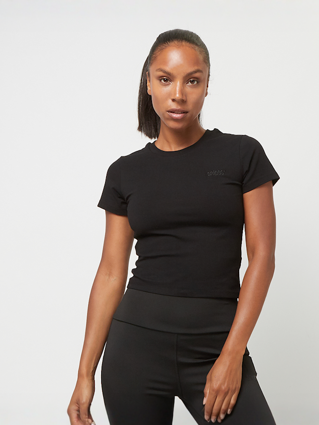 SNIPES, Small Logo Essential Baby Tee, black, Image 1 of 4