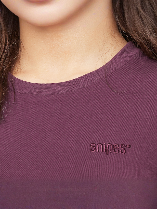 SNIPES, Small Logo Essential Baby Tee, purple, Image 3 of 4