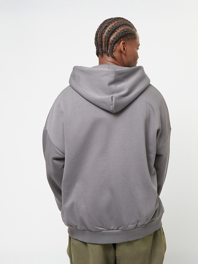 SNIPES, Small Logo Essential Oversized Zip Hoodie, grijs, Afbeelding 2 van 4