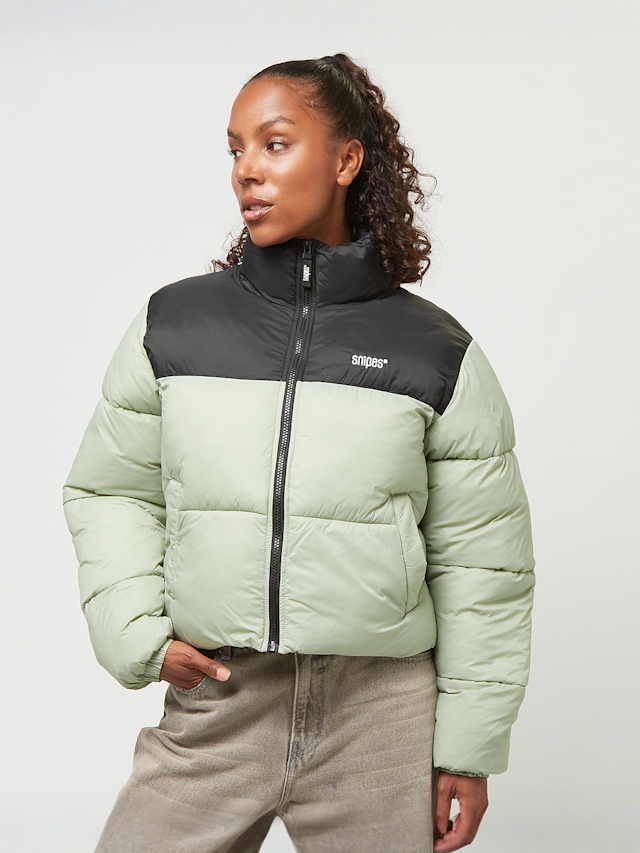 SNIPES, Small Logo Esssential Puffer Jacke, green, Image 1 of 5