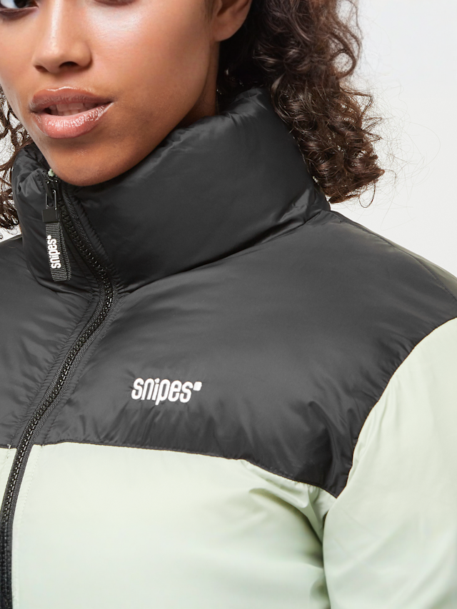 SNIPES, Small Logo Esssential Puffer Jacket, groen, Afbeelding 3 van 5