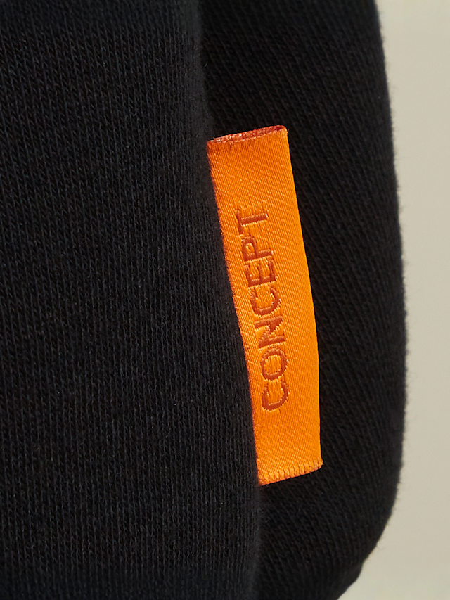 SNIPES, Globe Studs Oversized Hoodie, black, Image 5 of 6