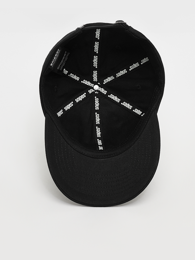 SNIPES, Small Logo Essential Baseball Cap, black, Image 3 of 5