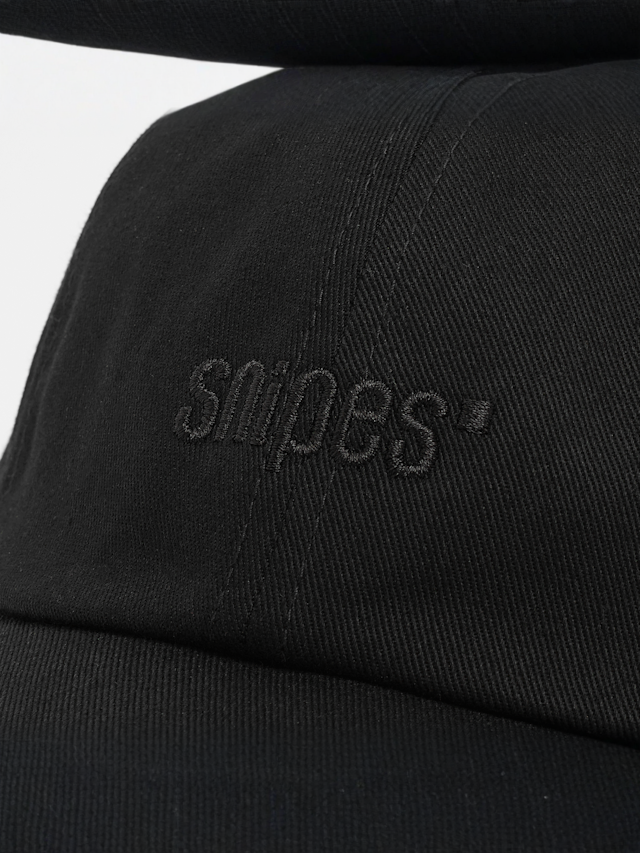 SNIPES, Small Logo Essential Baseball Cap, black, Image 4 of 5