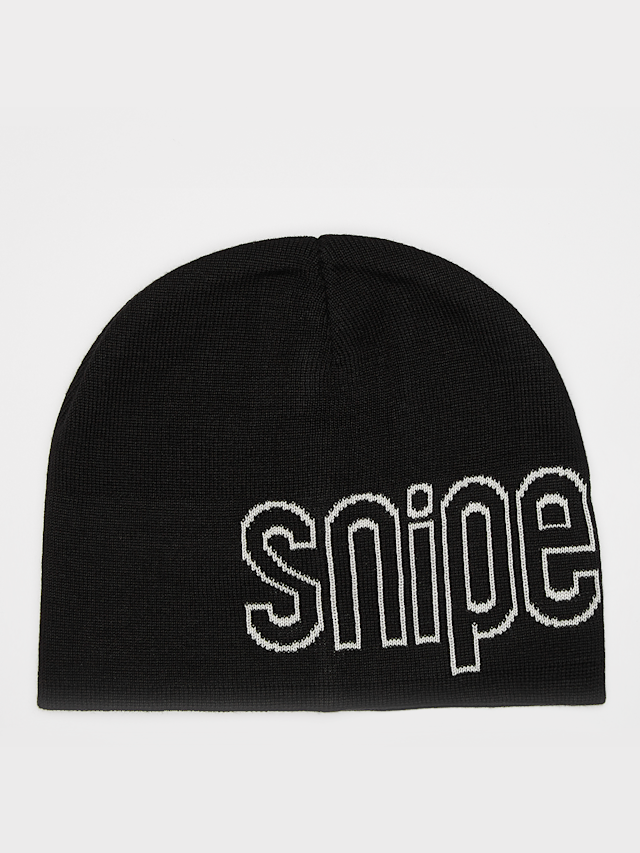 SNIPES, Outline Logo Essential Skully Beanie, czarny, Obraz 1 z 4