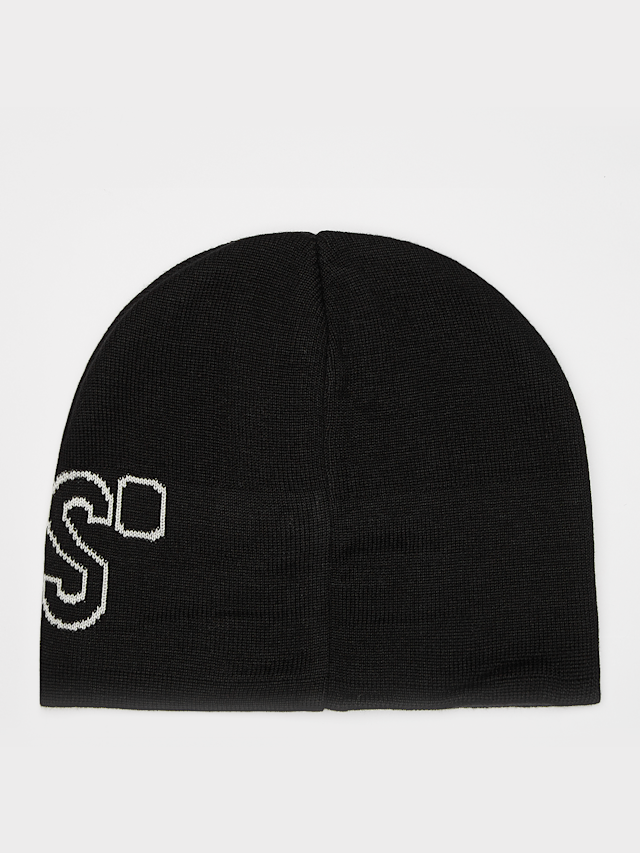 SNIPES, Outline Logo Essential Skully Beanie, czarny, Obraz 2 z 4