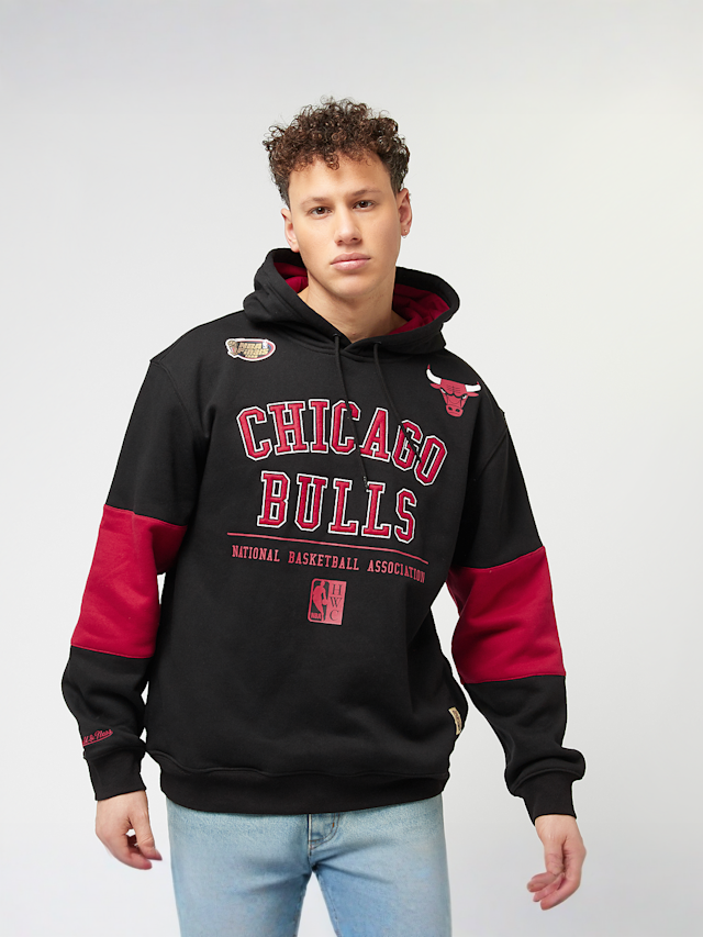 Mitchell & Ness, Retro Fleece Hoodie Vintage Chicago Bulls, black, Image 1 of 6