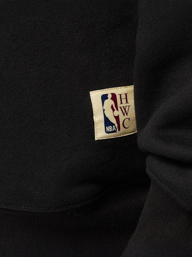 Mitchell & Ness, Retro Fleece Hoodie Vintage Chicago Bulls, black, Image 4 of 6