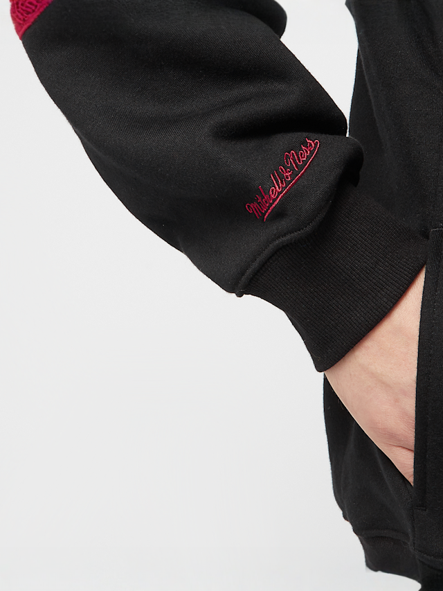 Mitchell & Ness, Retro Fleece Hoodie Vintage Chicago Bulls, black, Image 5 of 6