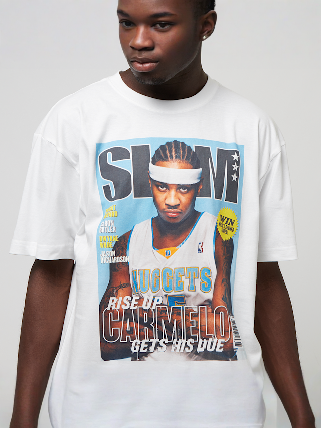 Mitchell & Ness, Slam Cover Tee Denver Nuggets, white, Image 3 of 4