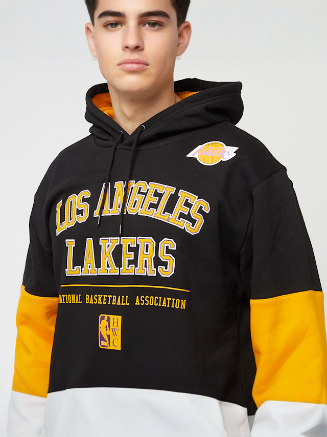 Mitchell & Ness, Retro Fleece Hoodie Vintage Los Angeles Lakers, black, Image 3 of 5