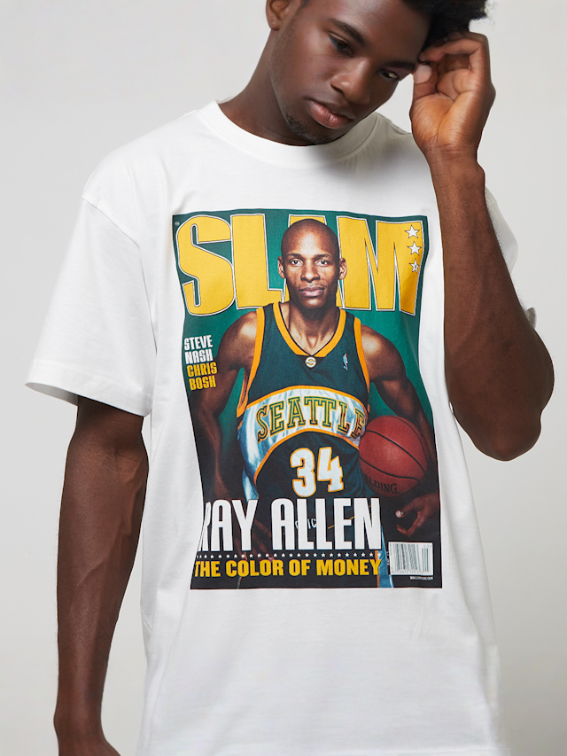 Mitchell & Ness, Slam Cover Tee Seattle Supersonics, white, Image 3 of 4
