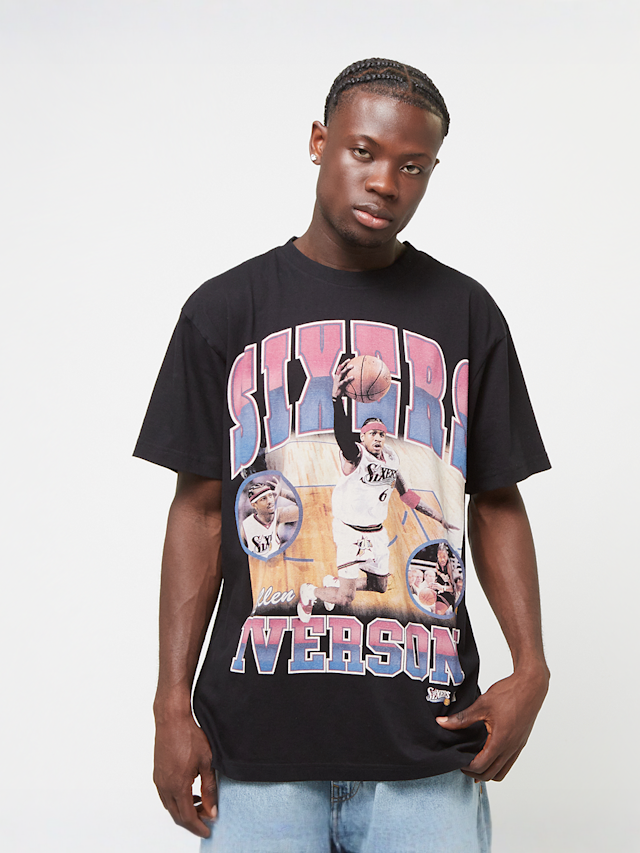 Mitchell & Ness, Player Photo Tee Philadelphia 76ers, black, Image 1 of 4