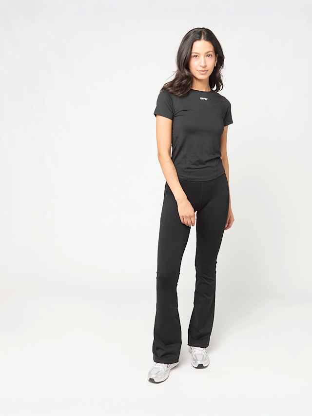 aim'n, Shape Seamless Flare Tights, black, Image 4 of 4