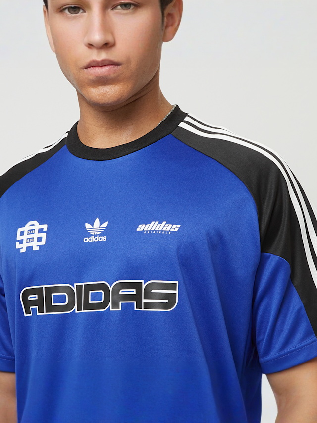 adidas Originals, Football Poly Jersey, blue, Image 3 of 6