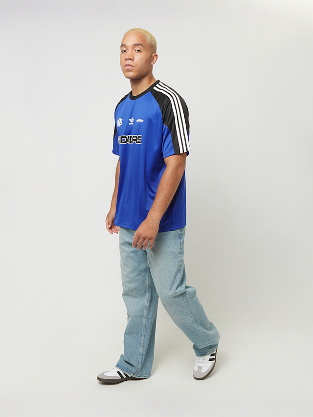 adidas Originals, Football Poly Jersey, blue, Image 6 of 6