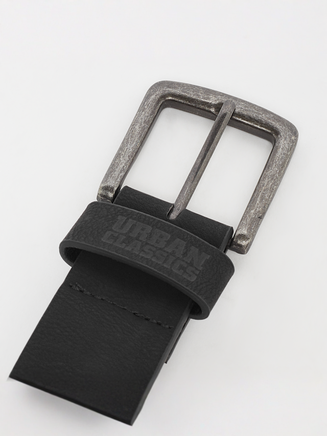Urban Classics, Leather Imitation Belt, black, Image 3 of 3