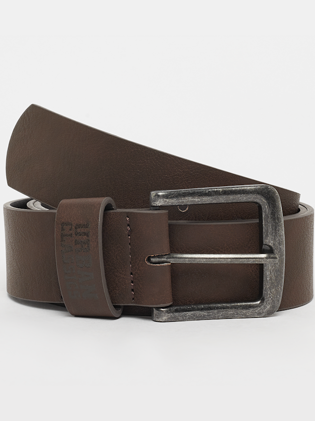 Urban Classics, Leather Imitation Belt, brown, Image 1 of 3