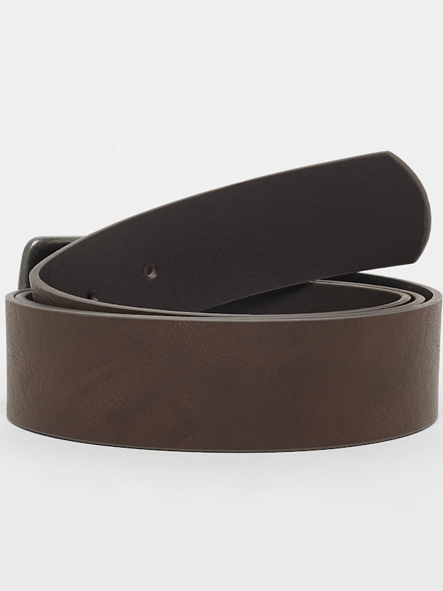 Urban Classics, Leather Imitation Belt, brown, Image 2 of 3