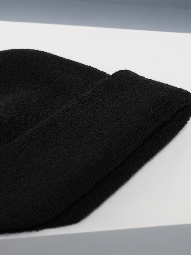 Flexfit, Heavyweight Beanie, zwart, Afbeelding 3 van 3