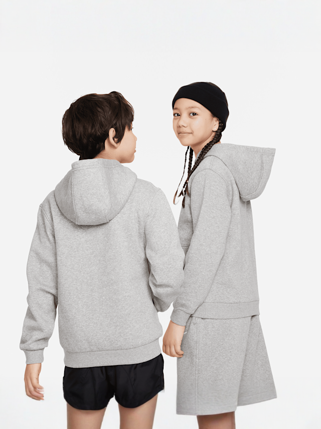 Nike, Sportswear Club Fleece Hoodie, grey, Image 2 of 4