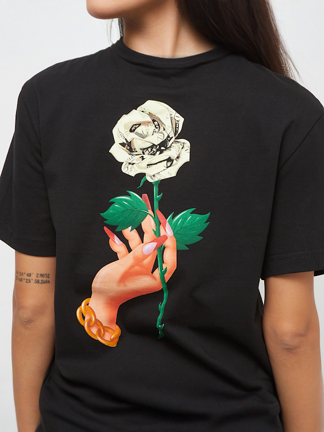 Miss Tee, Love Is Blind Tee, czarny, Obraz 4 z 5