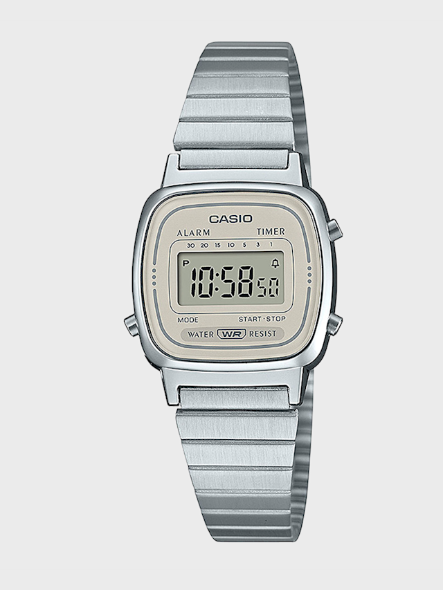 CASIO, Vintage Tranquil Urban Colors, zilver, Afbeelding 1 van 2