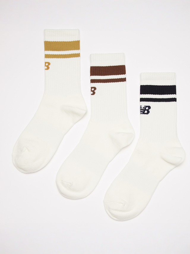 New Balance, 3 PACK - Sport Essentials Stripe Midcalf, white, Image 1 of 2